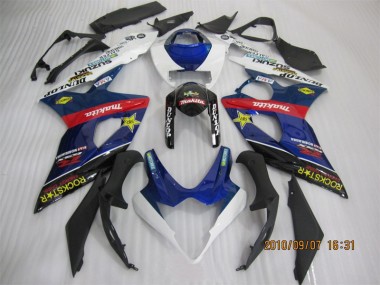 Bleu Noir Rockstar Carénage Moto Suzuki GSXR 1000 K5 2005-2006