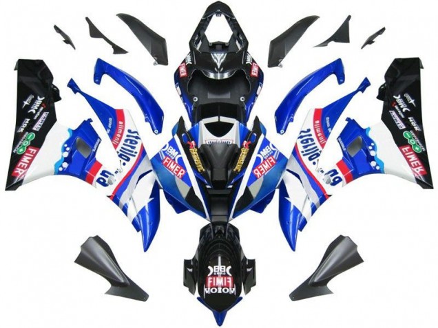 Bleu Noir Sterilgard Carénage Moto Yamaha R6 2006-2007 Bleu Noir Sterilgard Carénage Moto Yamaha R6 2006-2007