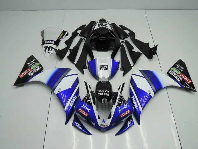 Bleu Noir Sterilgarda Carénage Moto Yamaha R1 2009-2011 Bleu Noir Sterilgarda Carénage Moto Yamaha R1 2009-2011