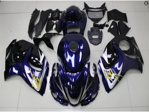 Bleu Or Carénage Moto Suzuki GSXR 1300 Hayabusa 2008-2019 Bleu Or Carénage Moto Suzuki GSXR 1300 Hayabusa 2008-2019