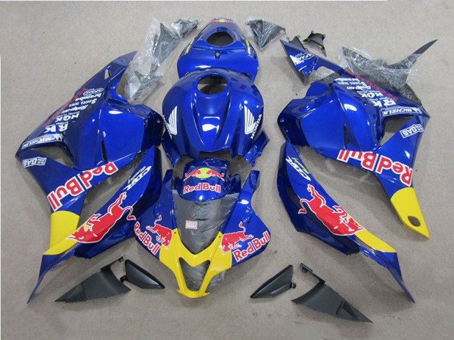 Bleu Red Bull Carénage Moto Honda CBR 600 RR 2009-2012