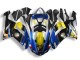 Bleu Requin Carénage Moto Kawasaki ZX6R 2007-2008 Bleu Requin Carénage Moto Kawasaki ZX6R 2007-2008