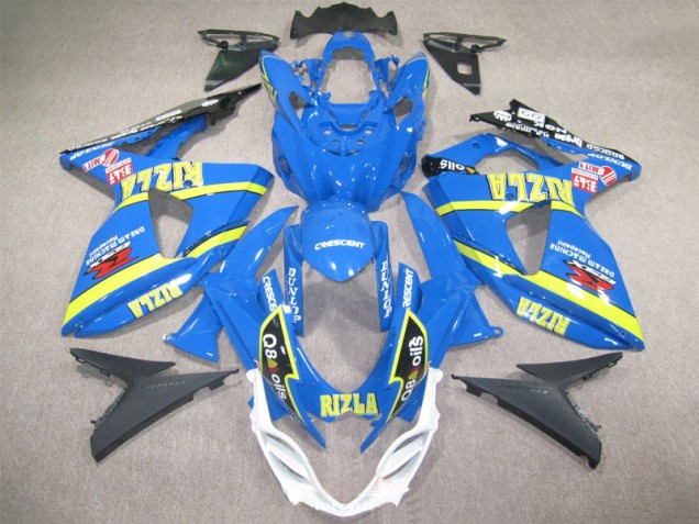Bleu Rizla Q8 Oils Carénage Moto Suzuki GSXR 1000 K9 2009-2016 Bleu Rizla Q8 Oils Carénage Moto Suzuki GSXR 1000 K9 2009-2016