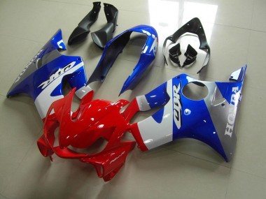 Bleu Rouge Carénage Moto Honda CBR 600 F4i 2004-2007