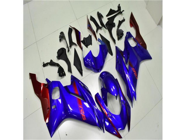 Bleu Rouge Carénage Moto Yamaha R6 2017-2023 Bleu Rouge Carénage Moto Yamaha R6 2017-2023