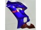 Bleu Rouge Carénage Moto Yamaha R6 2017-2023 Bleu Rouge Carénage Moto Yamaha R6 2017-2023
