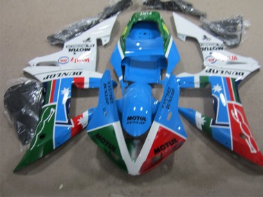 Bleu Rouge Vert Motul Carénages Moto Honda CBR 1000 RR 2004-2005