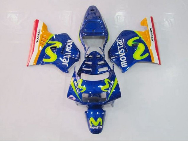 Bleu Vert Carénage Moto Honda NSR 250 MC28 P4 1994-1996 Bleu Vert Carénage Moto Honda NSR 250 MC28 P4 1994-1996