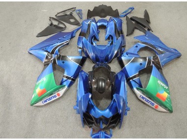 Bleu Vert JOMO Carénage Moto Suzuki GSXR 1000 K9 2009-2016