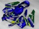 Bleu Vert Movistar Castrol Carénage Moto Honda CBR 600 RR 2003-2004 Bleu Vert Movistar Castrol Carénage Moto Honda CBR 600 RR 2003-2004