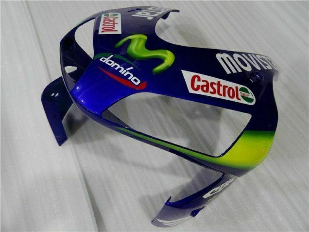 Bleu Vert Movistar Castrol Carénage Moto Honda CBR 600 RR 2003-2004 Bleu Vert Movistar Castrol Carénage Moto Honda CBR 600 RR 2003-2004