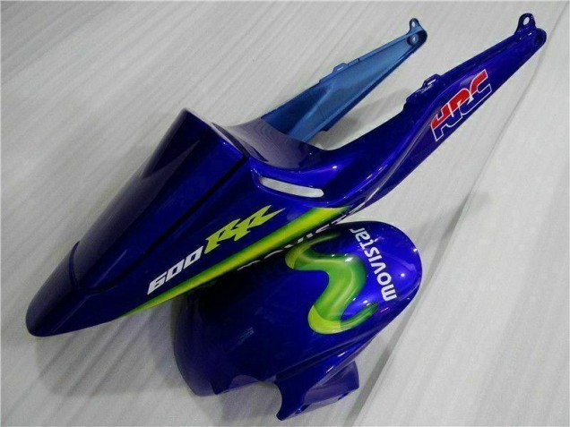 Bleu Vert Movistar Castrol Carénage Moto Honda CBR 600 RR 2003-2004 Bleu Vert Movistar Castrol Carénage Moto Honda CBR 600 RR 2003-2004