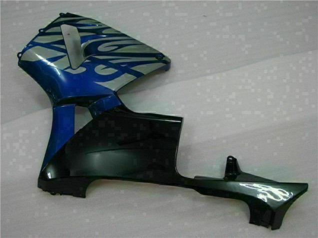 Bleu avec Argent Flamme Carénage Moto Honda CBR 600 RR 2003-2004 Bleu avec Argent Flamme Carénage Moto Honda CBR 600 RR 2003-2004