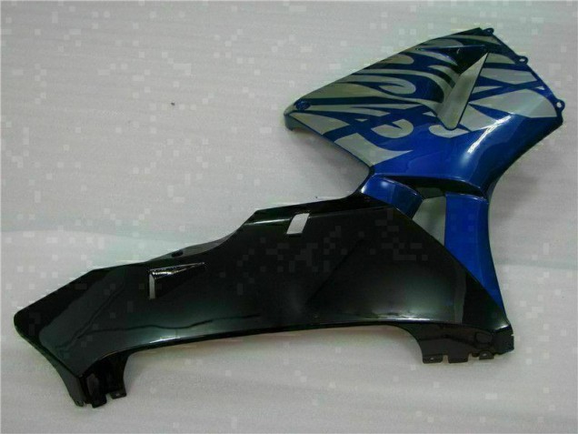 Bleu avec Argent Flamme Carénage Moto Honda CBR 600 RR 2003-2004 Bleu avec Argent Flamme Carénage Moto Honda CBR 600 RR 2003-2004