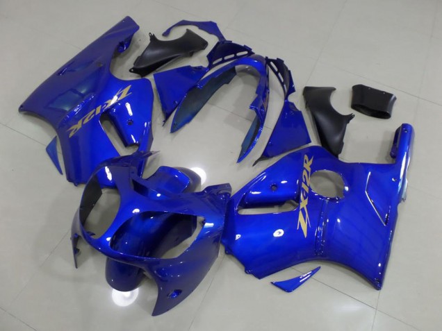 Bleu avec Or Décalque Carénage Moto Kawasaki ZX12R 2000-2001 Bleu avec Or Décalque Carénage Moto Kawasaki ZX12R 2000-2001