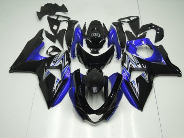 Bleu et Noir Carénage Moto Suzuki GSXR 1000 K9 2009-2016