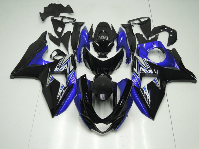 Bleu et Noir Carénage Moto Suzuki GSXR 1000 K9 2009-2016 Bleu et Noir Carénage Moto Suzuki GSXR 1000 K9 2009-2016