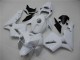 Brillant Blanc Carénage Moto Honda CBR 600 RR 2005-2006 Brillant Blanc Carénage Moto Honda CBR 600 RR 2005-2006