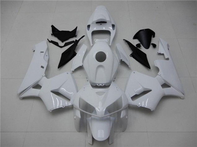 Brillant Blanc Carénage Moto Honda CBR 600 RR 2005-2006 Brillant Blanc Carénage Moto Honda CBR 600 RR 2005-2006
