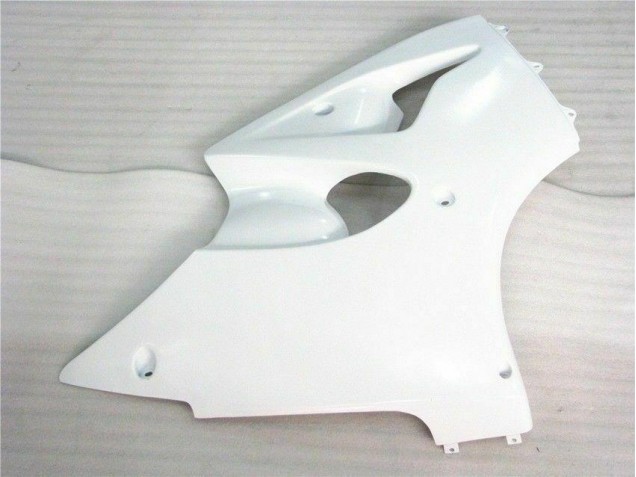 Brillant Blanc Carénage Moto Kawasaki ZX6R 2000-2002 Brillant Blanc Carénage Moto Kawasaki ZX6R 2000-2002