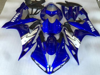 Brillant Bleu Blanc Carénage Moto Yamaha R1 2004-2006