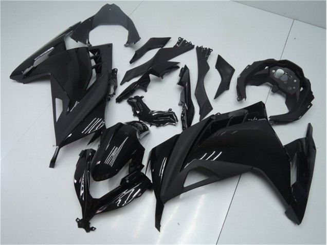 Brillant Noir Mat Carénage Moto Kawasaki EX300 2013-2016 Brillant Noir Mat Carénage Moto Kawasaki EX300 2013-2016