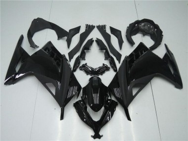 Brillant Noir Mat Carénage Moto Kawasaki EX300 2013-2016
