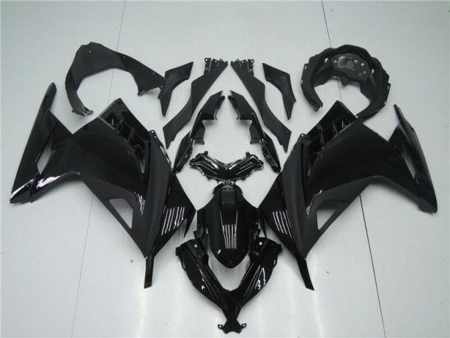 Brillant Noir Mat Carénage Moto Kawasaki EX300 2013-2016 Brillant Noir Mat Carénage Moto Kawasaki EX300 2013-2016
