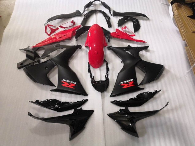 Brillant Noir Mat Carénage Moto Suzuki GSXR 1000 K9 2009-2016 Brillant Noir Mat Carénage Moto Suzuki GSXR 1000 K9 2009-2016