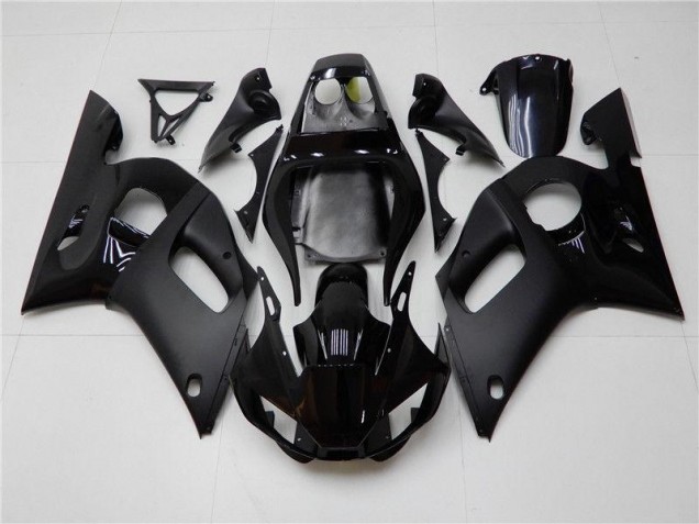 Brillant Noir Mat Carénage Moto Yamaha R6 1998-2002 Brillant Noir Mat Carénage Moto Yamaha R6 1998-2002