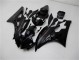 Brillant Noir Mat Carénage Moto Yamaha R6 2006-2007 Brillant Noir Mat Carénage Moto Yamaha R6 2006-2007