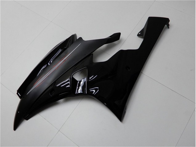 Brillant Noir Mat Carénage Moto Yamaha R6 2006-2007 Brillant Noir Mat Carénage Moto Yamaha R6 2006-2007