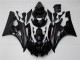 Brillant Noir Mat Carénage Moto Yamaha R6 2006-2007 Brillant Noir Mat Carénage Moto Yamaha R6 2006-2007