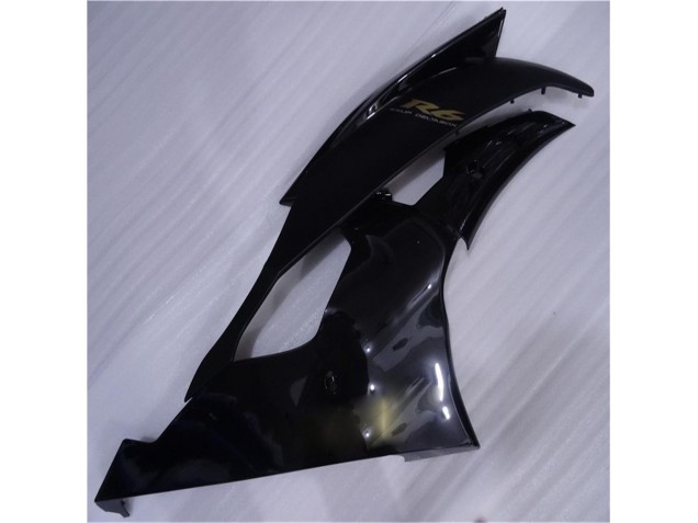 Brillant Noir Mat Carénage Moto Yamaha R6 2008-2016 Brillant Noir Mat Carénage Moto Yamaha R6 2008-2016