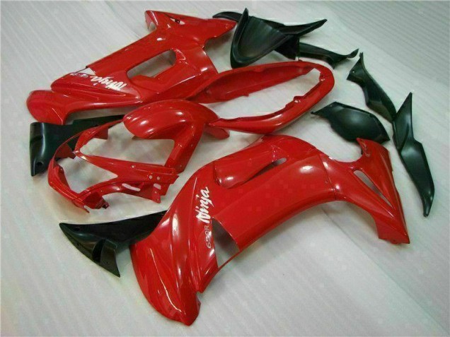Brillant Rouge Carénage Moto Kawasaki EX650 2006-2008 Brillant Rouge Carénage Moto Kawasaki EX650 2006-2008