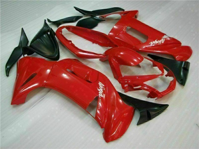 Brillant Rouge Carénage Moto Kawasaki EX650 2006-2008 Brillant Rouge Carénage Moto Kawasaki EX650 2006-2008