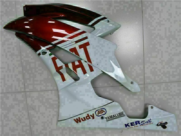 Brun Blanc Carénage Moto Yamaha R6 2006-2007 Brun Blanc Carénage Moto Yamaha R6 2006-2007