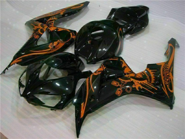 Brun Noir Carénage Moto Honda CBR 1000 RR 2006-2007 Brun Noir Carénage Moto Honda CBR 1000 RR 2006-2007