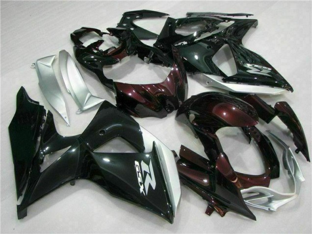 Brun Noir Carénage Moto Suzuki GSXR 1000 K9 2009-2016 Brun Noir Carénage Moto Suzuki GSXR 1000 K9 2009-2016