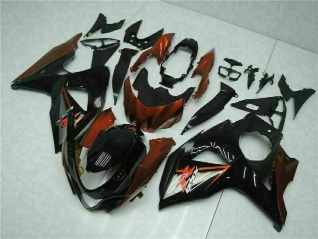 Brun Noir Carénages Moto Suzuki GSXR 1000 K9 2009-2016 Brun Noir Carénages Moto Suzuki GSXR 1000 K9 2009-2016