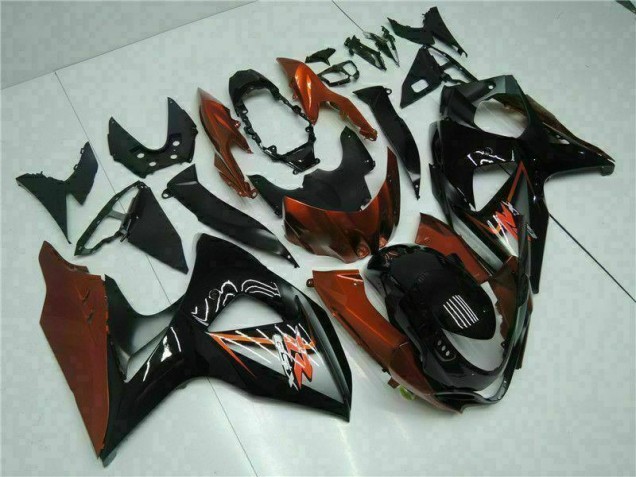 Brun Noir Carénages Moto Suzuki GSXR 1000 K9 2009-2016 Brun Noir Carénages Moto Suzuki GSXR 1000 K9 2009-2016