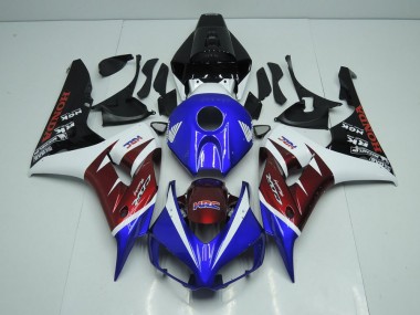 Burgandy et Bleu Carénage Moto Honda CBR 1000 RR 2006-2007