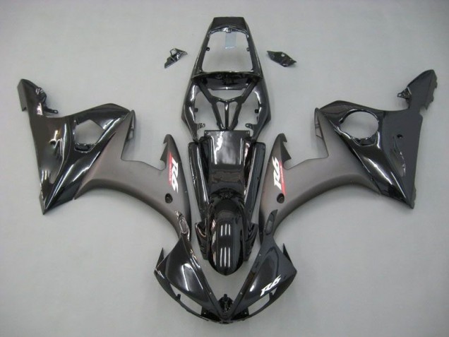 Contrast Noir Carénage Moto Yamaha R6 2003-2005 Contrast Noir Carénage Moto Yamaha R6 2003-2005
