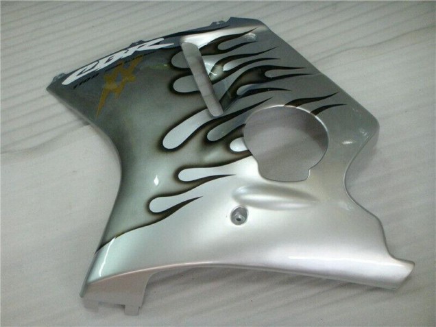 Flamme Argent Gris Carénage Moto Honda CBR 1100 XX 1996-2007 Flamme Argent Gris Carénage Moto Honda CBR 1100 XX 1996-2007