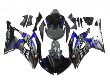 Gris Bleu Requin Carénage Moto Yamaha R6 2008-2016