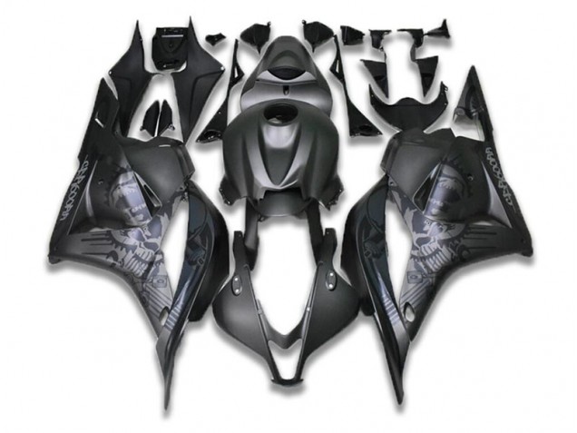 Gris Noir Carénage Moto Honda CBR 600 RR 2009-2012 Gris Noir Carénage Moto Honda CBR 600 RR 2009-2012