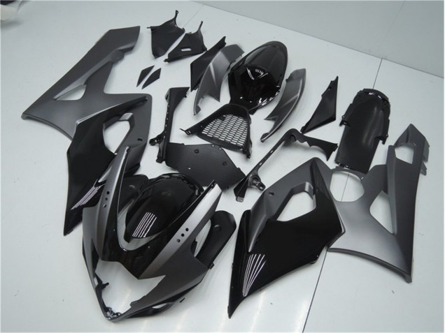 Gris Noir Carénage Moto Suzuki GSXR 1000 K5 2005-2006 Gris Noir Carénage Moto Suzuki GSXR 1000 K5 2005-2006