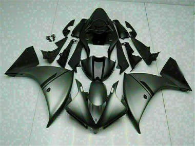 Gris Noir Carénage Moto Yamaha R1 2012-2014