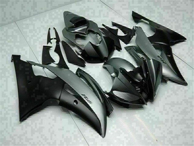 Gris Noir Carénage Moto Yamaha R6 2008-2016 Gris Noir Carénage Moto Yamaha R6 2008-2016