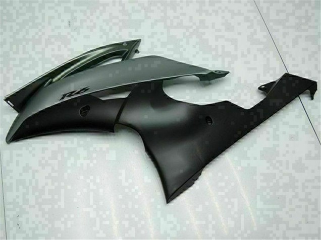 Gris Noir Carénage Moto Yamaha R6 2008-2016 Gris Noir Carénage Moto Yamaha R6 2008-2016